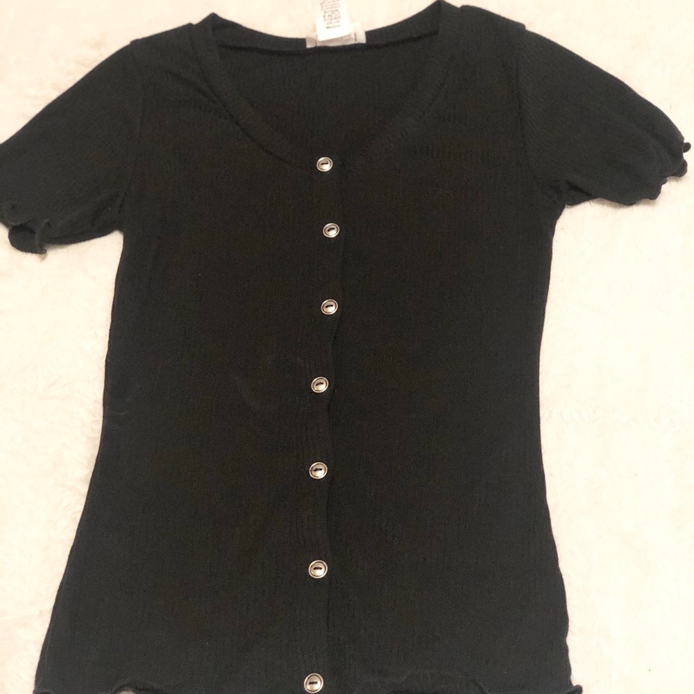 Black crop top for sale